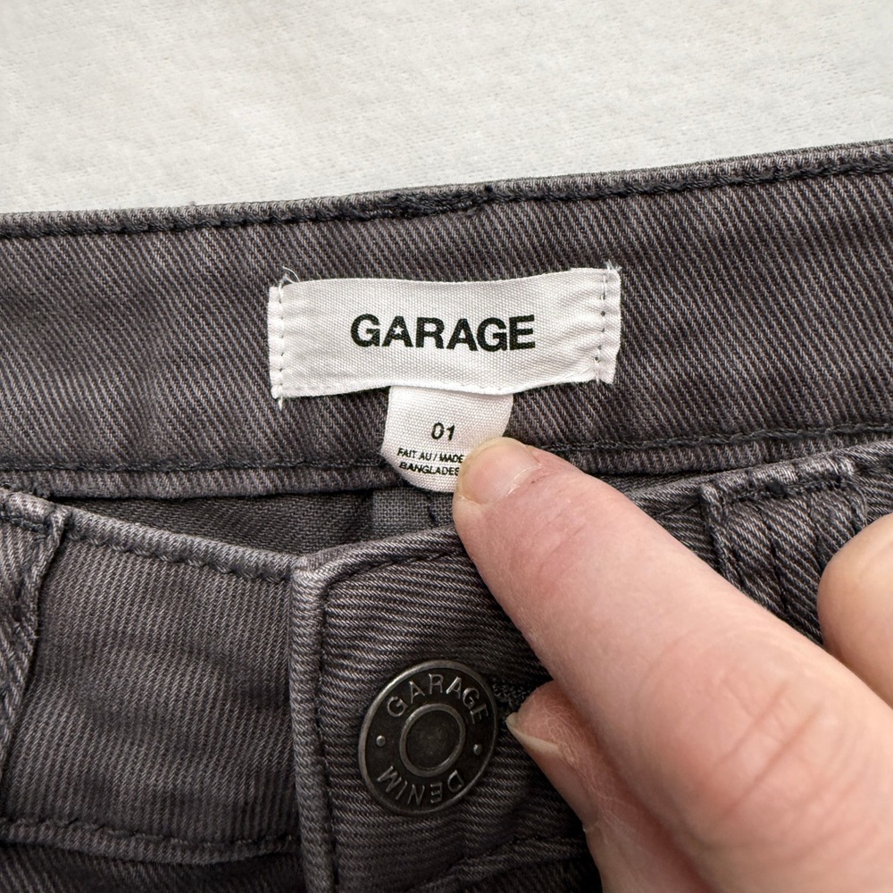 Garage Y2K Gray Cargo Pants Utility Pocket Low‎ Rise Size 01 - Picture 7 of 7
